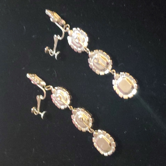 Signed With Pat # 475 Vintage Earrings - Picture 4 of 5